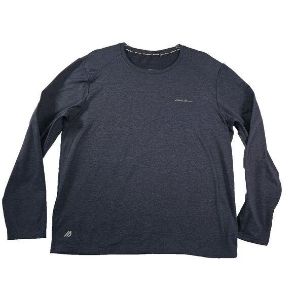 Eddie Bauer Motion FREEDRY Performance Shirt Men’s L Athleisure Outdoor Blue - Picture 1 of 6